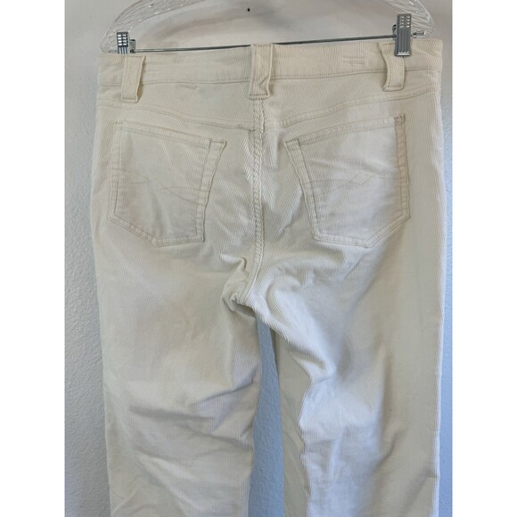 Faded Glory Pants Women 12 White Straight Corduroy Cotton Blend Stretch Y2K 2000 - Picture 4 of 6